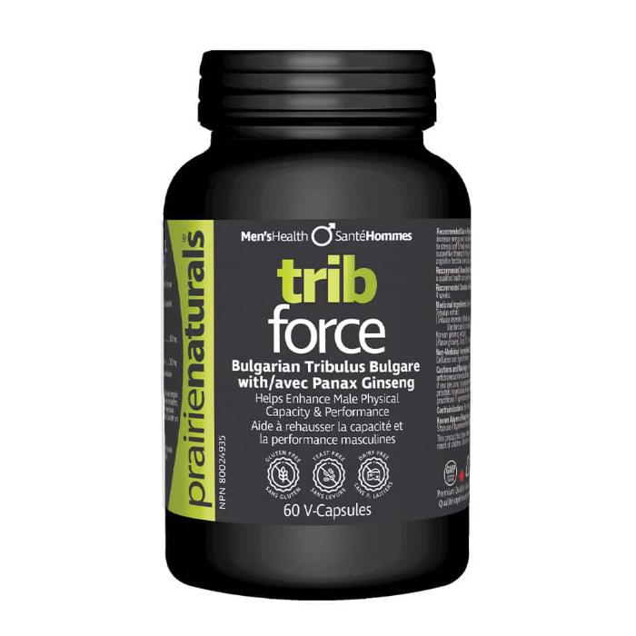 Prairie - Trib Force Bulgarian Tribulus with Panax Ginseng, 60 Capsules