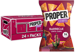 Proper Chips - Lentil Chips, 20g | Pack of 24 | Multiple Flavours