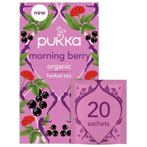 Pukka - Organic Morning Berry, 20 Bags | Pack of 4