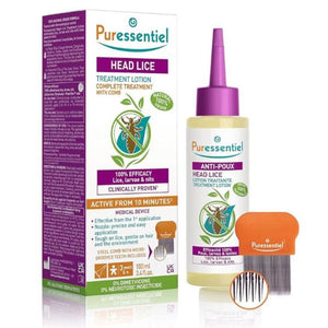 Puressentiel - Head Lice Lotion + Comb, 100ml