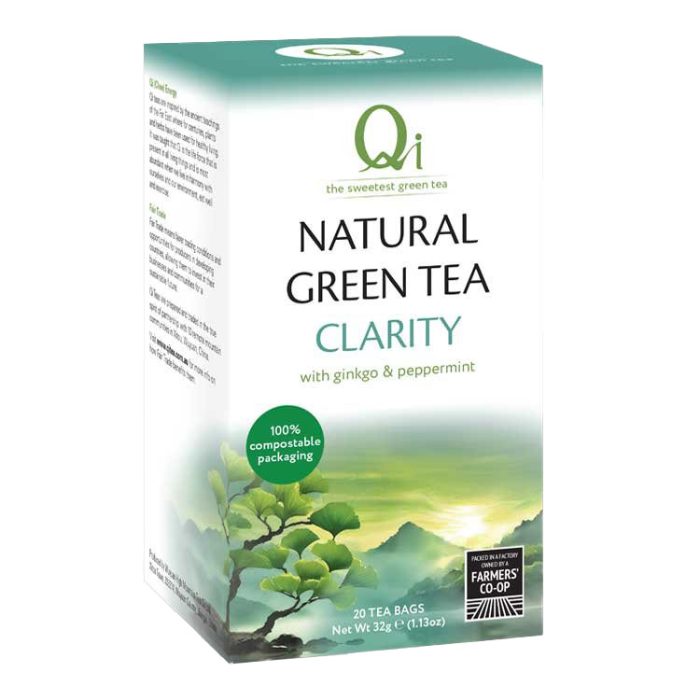 Qi Teas - Organic Clarity Tea, 20 Bags  Pack of 6