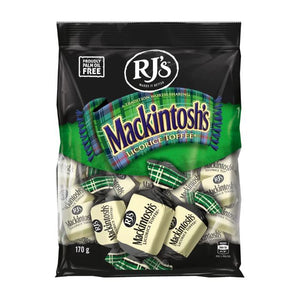 RJ's Licorice - Mackintosh Licorice Toffees, 170g | Pack of 12