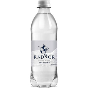 Radnor Hills - Sparkling Screw Cap Natural Spring Mineral Water, 500ml | Pack of 24