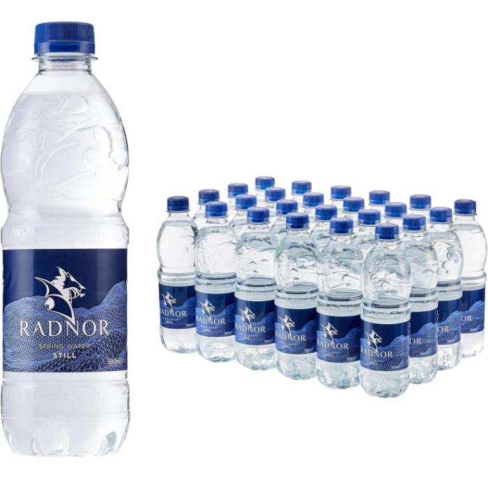 Radnor Hills - Still Screw Cap Natural Welsh Spring Water, 500ml  Pack of 24