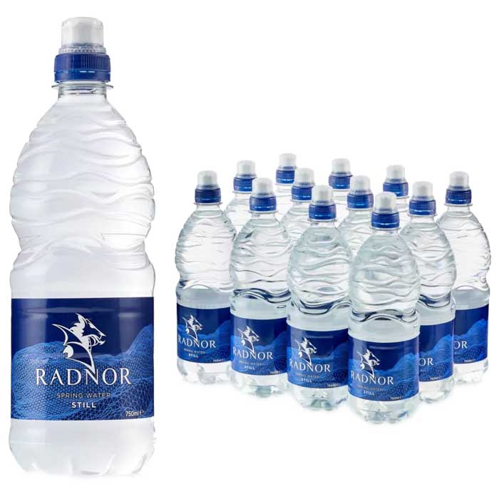 Radnor Hills - Still Sports Cap Natural Spring Water, 500ml  Pack of 24