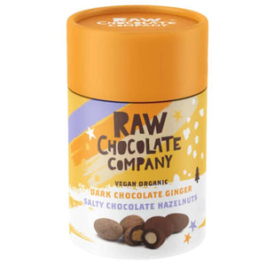 Raw Chocolate Company - Choc Ginger Hazelnut Gift Tube, 180g