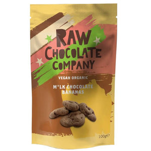 Raw Chocolate Company - M*lk Chocolate Bananas, 100g