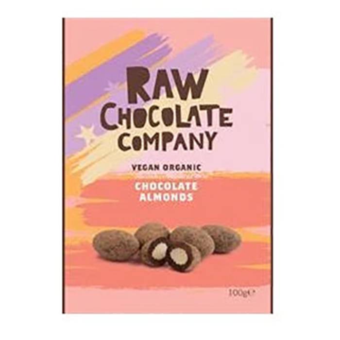 Raw Chocolate Co - Organic Chocolate Almonds, 100g