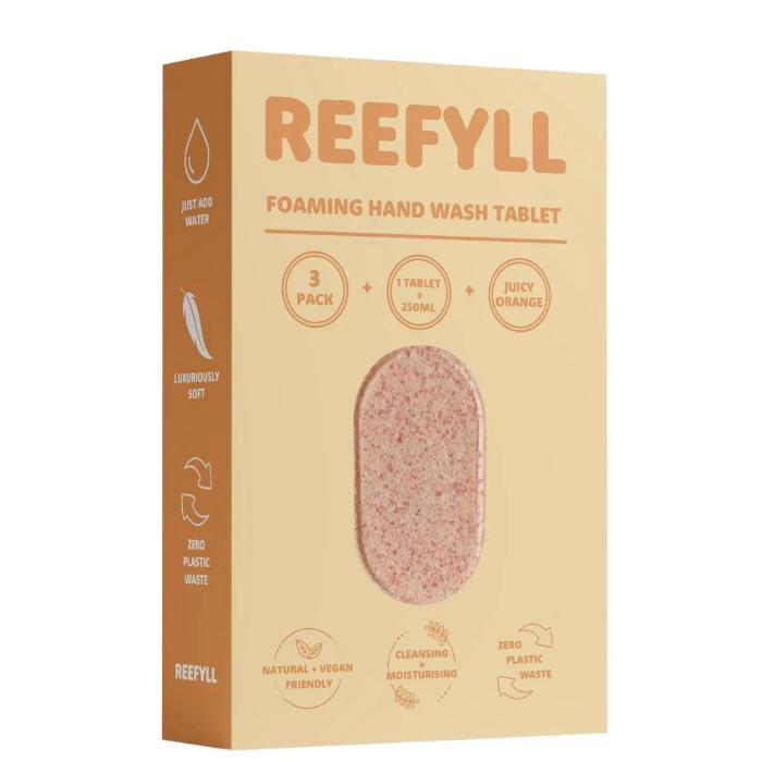 Reefyll - Hand Wash Tablet Juicy Orange 3-Pack Refill