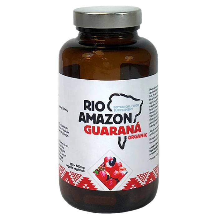 Rio Health - Rio Amazon GoGo Guarana 100% Natural Energiser 500mg, 120 Capsules