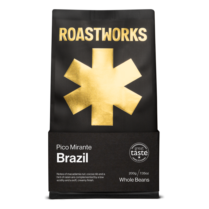 Roastworks - Brazil Pico Mirante Whole Beans, 200g