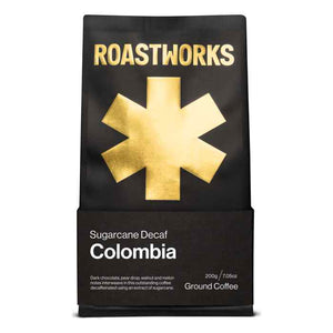 Roastworks - Colombia Sugarcane Decaf Pre Ground, 200g