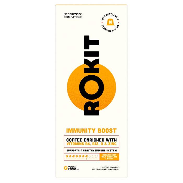 Rokit - Immunity Boost Nespresso Coffee Pods, 10x5.6g  Pack of 6