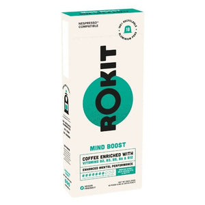 Rokit - Mind Boost Nespresso Coffee Pods, 10x5.6g | Pack of 6