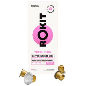 Rokit - Total Glow Nespresso Coffee Pods, 10x5.6g | Pack of 6