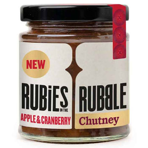 Rubies In The Rubble - Apple Cranberry Chutney, 210g