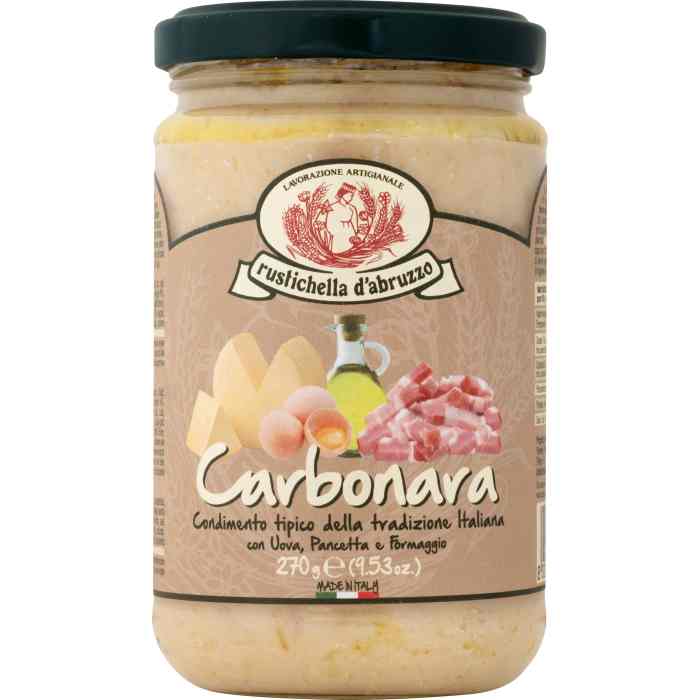 Rustichella - Sugo Alla Carbonara, 270g