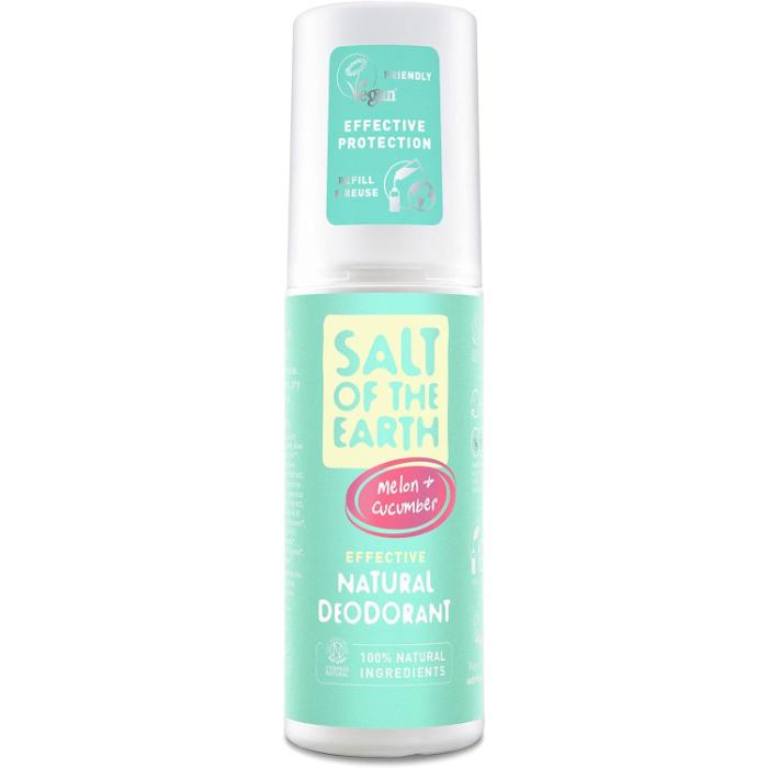 Salt Of The Earth - Deodorant Sprays Melon & Cucumber, 100ml 