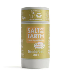 Salt Of The Earth - Refillable Natural Deodorant Stick, 84g | Multiple Scents