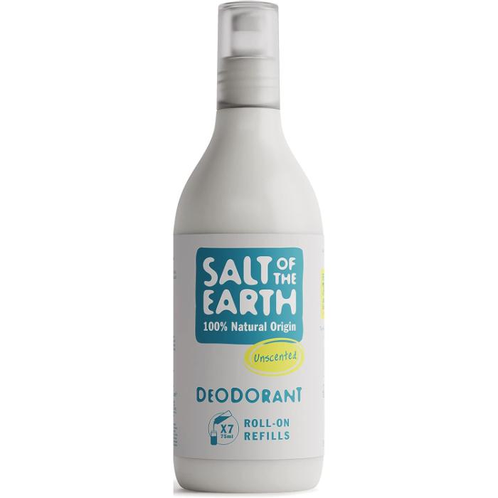 Salt Of The Earth - Roll-on Refill Deodorant Unscented, 525ml
