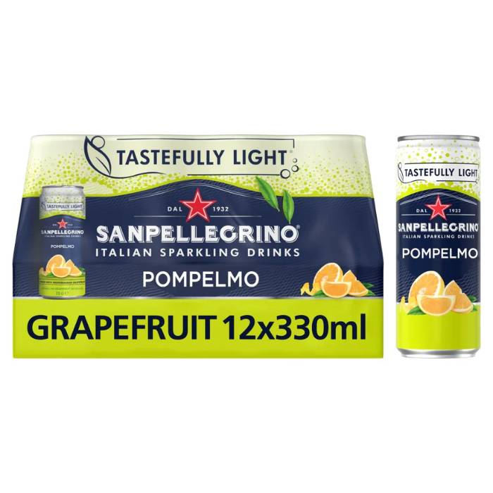San Pellegrino - Grapefruit, 330ml  Pack of 12