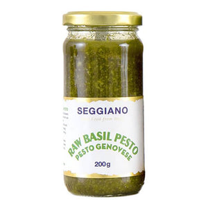 Seggiano - Raw Basil Pesto, 200g - Pack of 12