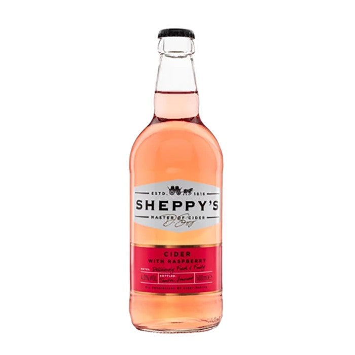 Sheppy's - Cider with Raspberry, 500ml  Pack of 12