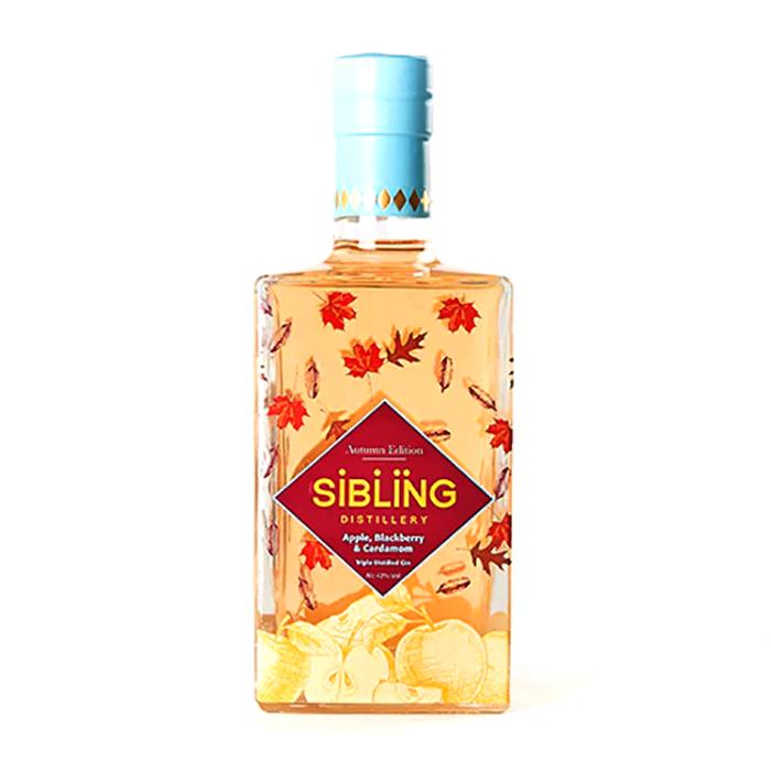 Sibling Distillery - Autumn Apple, Blackberry & Cardamom Gin, 70cl - Pack of 6