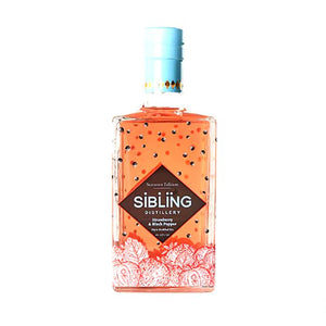 Sibling Distillery - Summer Strawberry and Black Pepper Gin, 70cl - Pack of 6