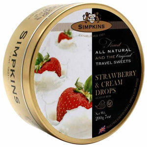 Simpkins - Strawberry & Cream Drops, 200g | Pack of 6