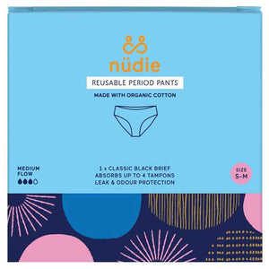 &Sisters - Organic Cotton Period Pants S-M 4 Tampon Absorbency, 1 Unit | Multiple Sizes