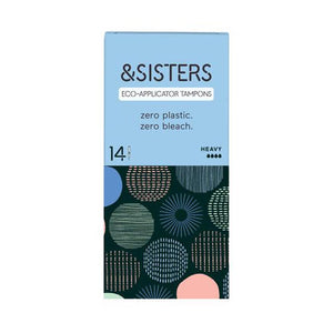 &Sisters - Plastic Free Bleach Free  Eco Applicator Tampons | Variable Options