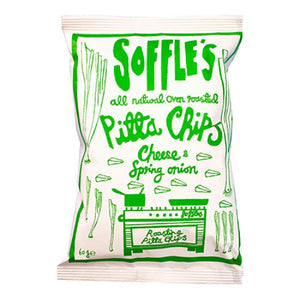 Soffle's Pitta Chips - Black Pepper, Sea Salt, & Olive Oil.,60g - Pack of 15