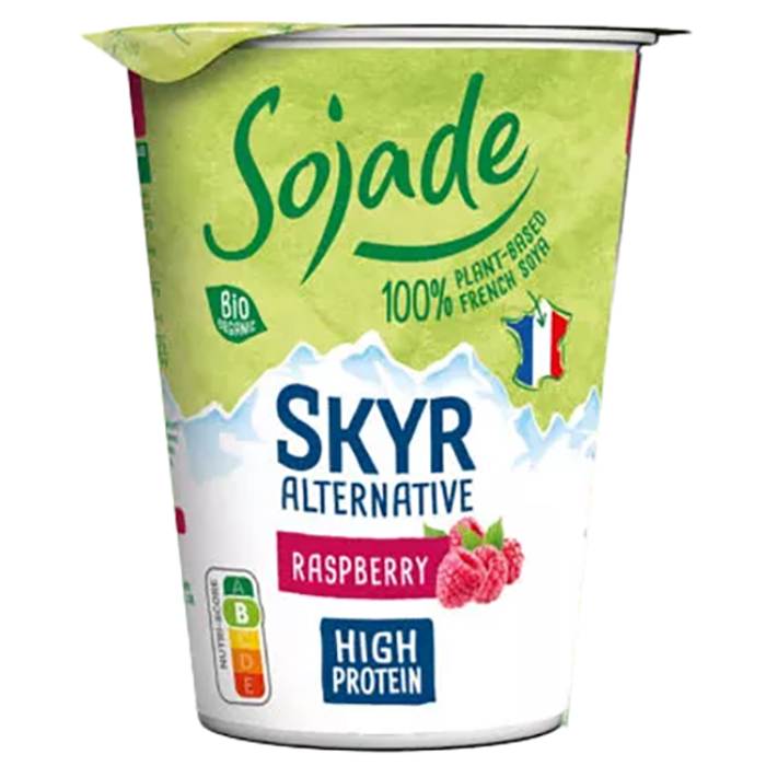 Sojade - Organic High Protein Soya Skyr Raspberry, 400g