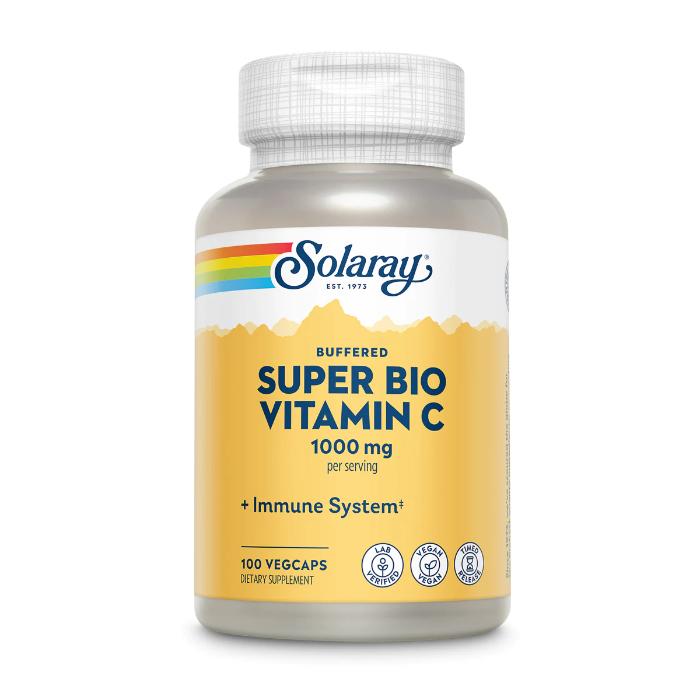 Solaray - Super Bio Buffered Vitamin C 1000mg, 100 Veg Capules