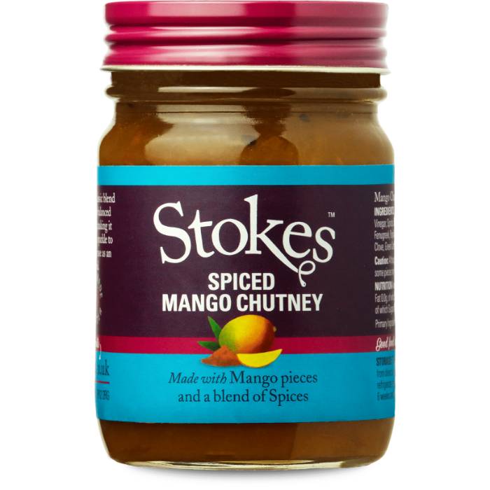 Stokes - Spiced Mango Chutney, 270g  Pack of 6