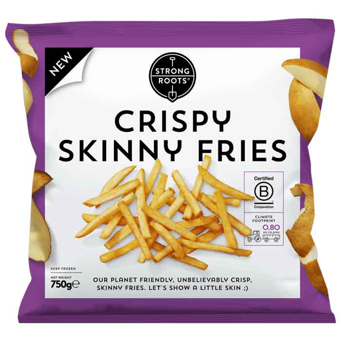 Strong Roots - Crispy Skinny Fries, 750g – PlantX UK