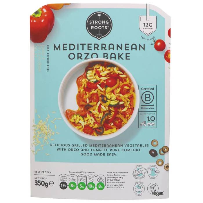 Strong Roots - Mediterranean Orzo Bake, 350g