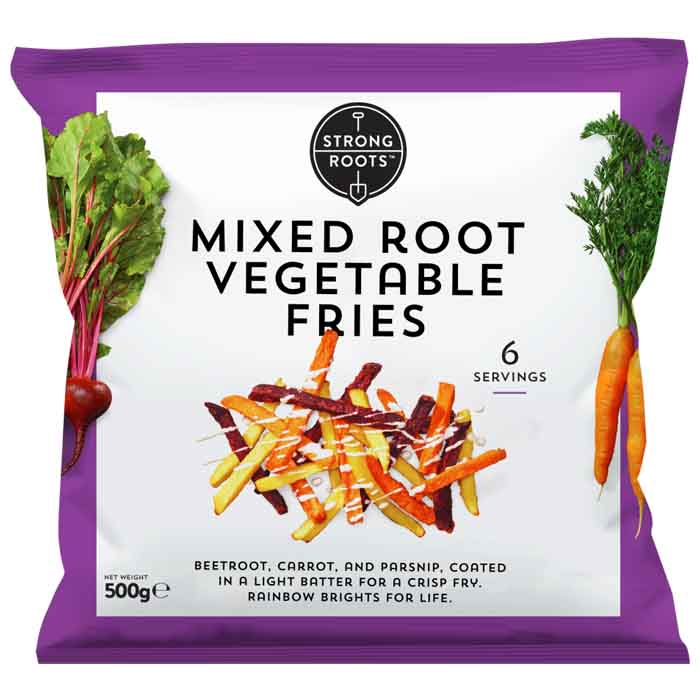 Strong Roots - Mixed Root Vegetable Fries, 500g – PlantX UK
