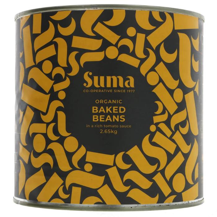 Suma Wholefoods - Organic Baked Beans , 2.65kg