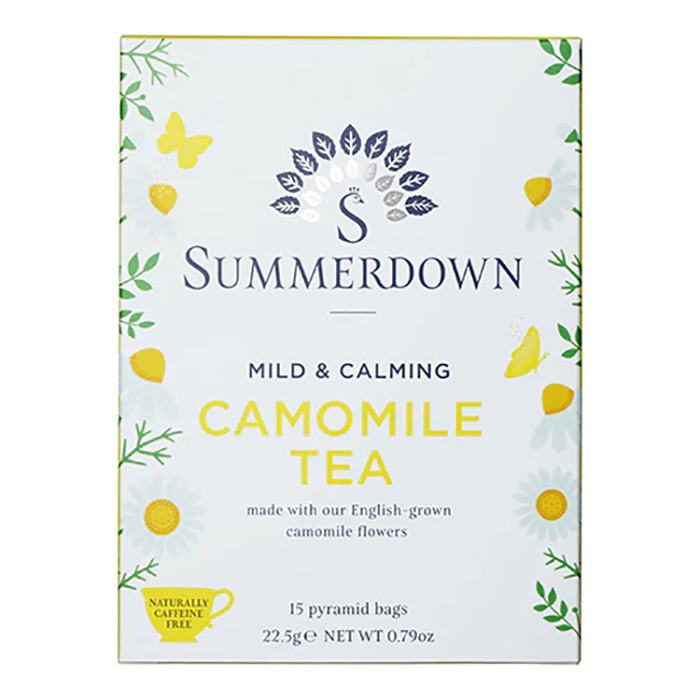 Summerdown - English Camomile Tea, 22.5g - Pack of 8