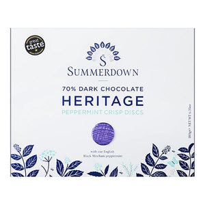 Summerdown - Heritage Peppermint Crisp Discs, 180g - Pack of 8
