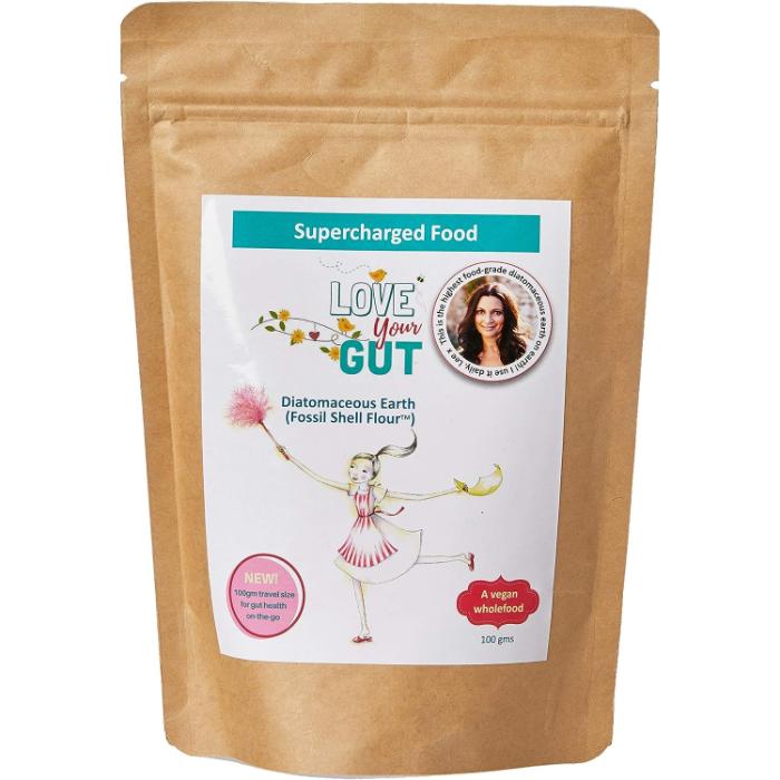 Supercharged - Food Love your Gut Diatomaceous Powder, 100g Pack of 30