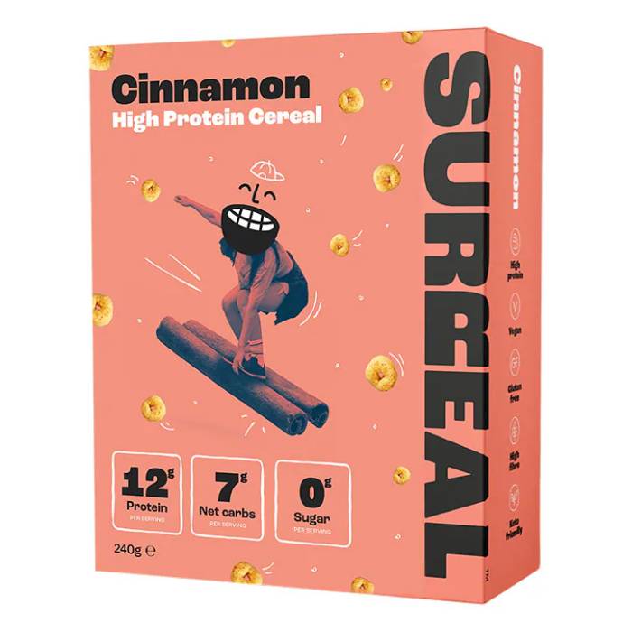 Surreal - Cinnamon Flavoured High Protein Cereal, 240g