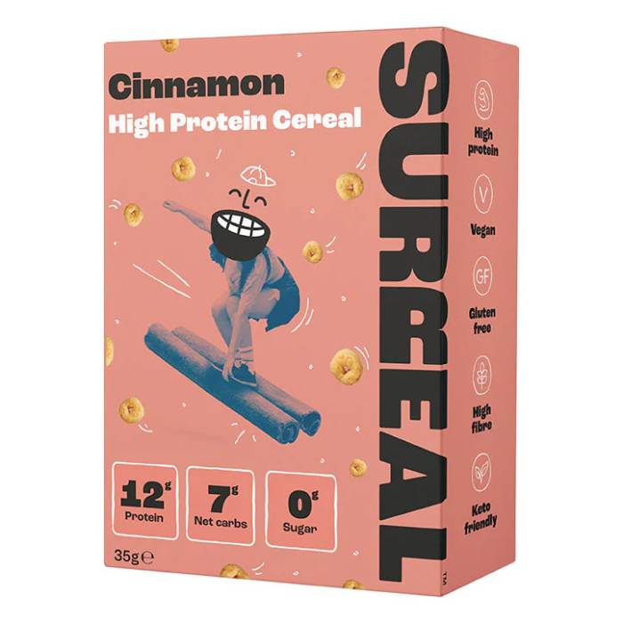 Surreal - Cinnamon Flavoured High Protein Cereal, 35g