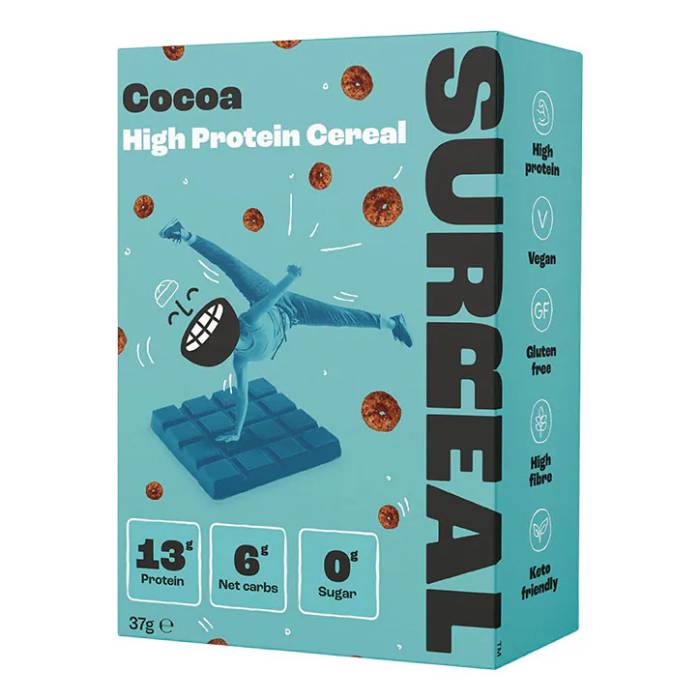 Surreal - Cocoa Flavoured High Protein Cereal, 37g