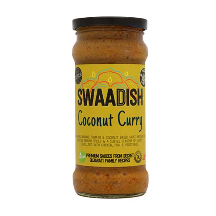 Swaadish Curry Sauce - Coconut Curry Sauce, 350g - Pack of 12