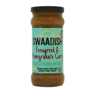 Swaadish Curry Sauce - Fenugreek & Pomegranate Curry Sauce, 350g - Pack of 12