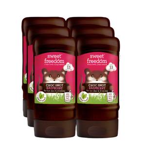 Sweet Freedom - Choc Shot Raspberry, 320g - Pack of 6