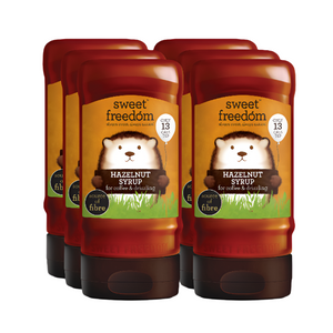 Sweet Freedom - Hazelnut Syrup, 350g - Pack of 6